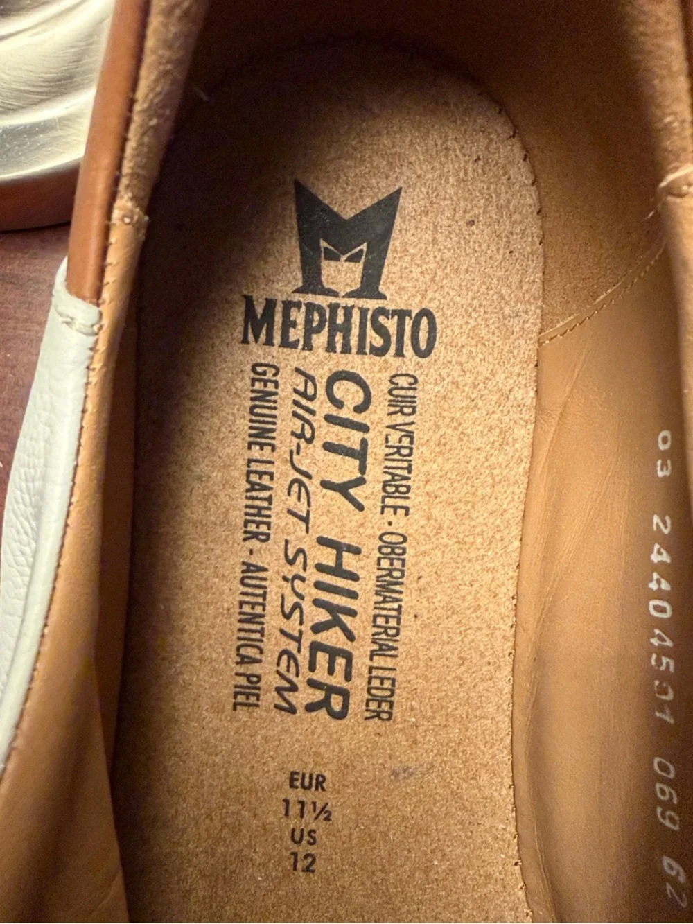 Mephisto Hasko White Men's Sneakers - Picture 8 of 9